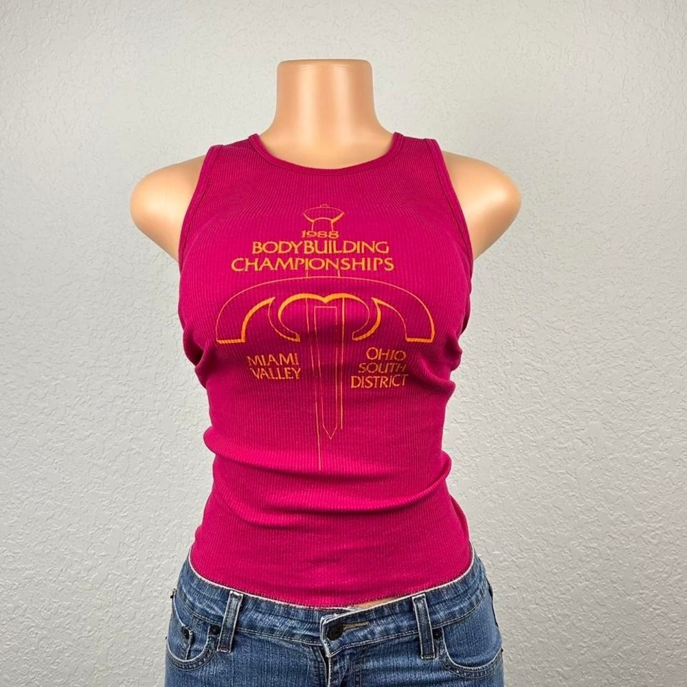 Vintage 80s‎ Bodybuilding Championship Muscle Tank Top